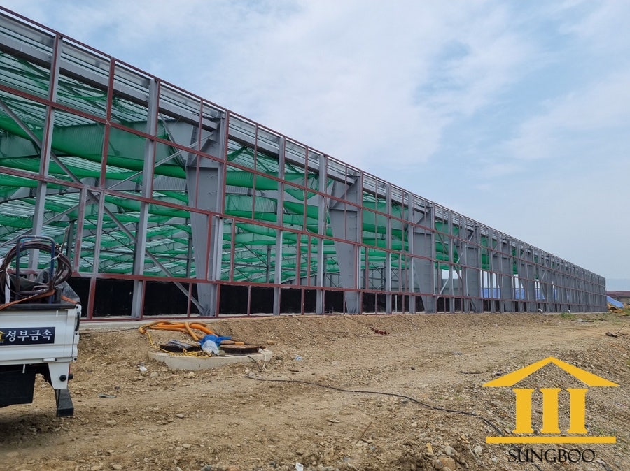 전남 강진 모 건물 벽채 하지작업